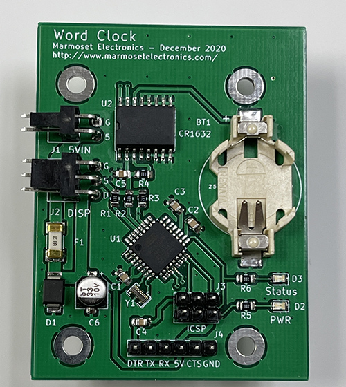 Word Clock PCB Complete
