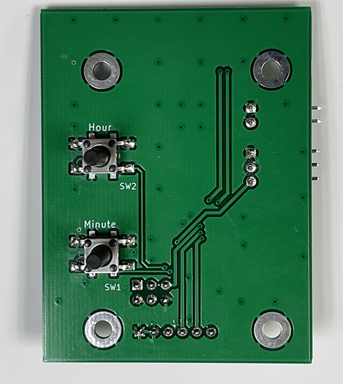 Word Clock PCB Complete Back